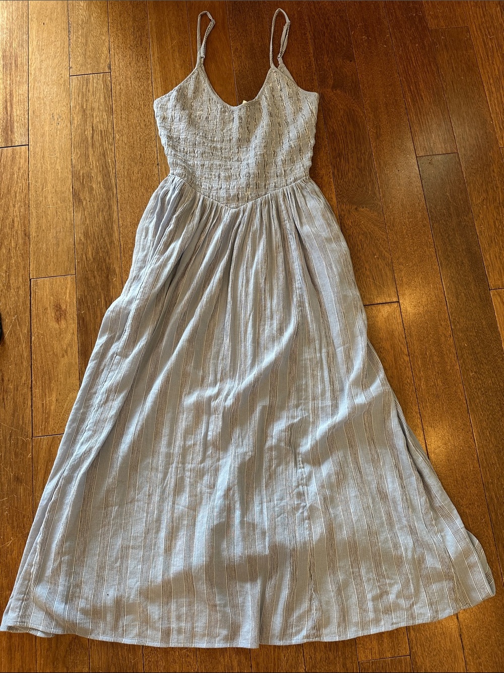 Aerie women’s  Light Blue Striped Sundress Size S